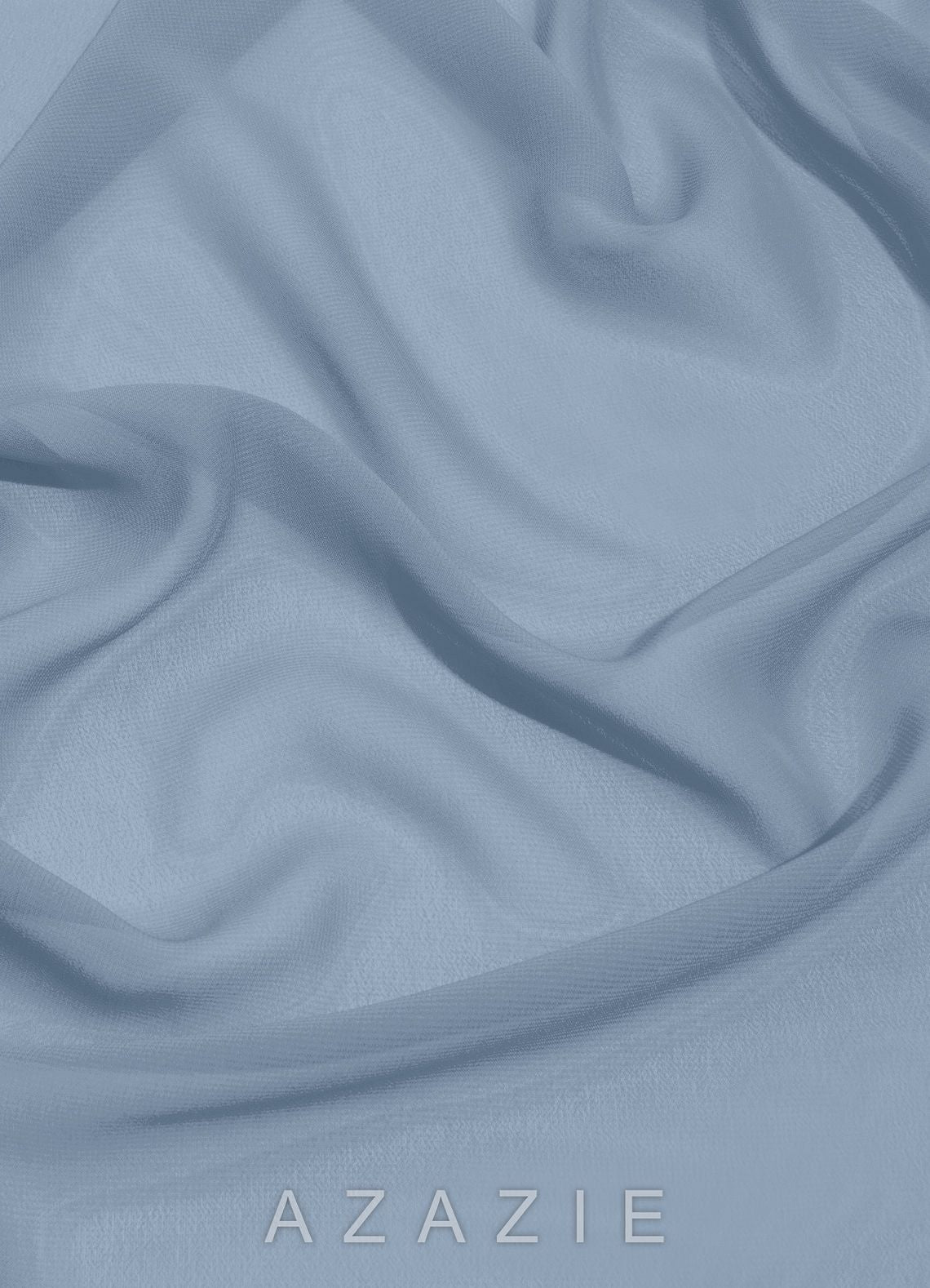 Azazie Alia Dusty Blue A-Line Pleated Chiffon Dress dusty_blue