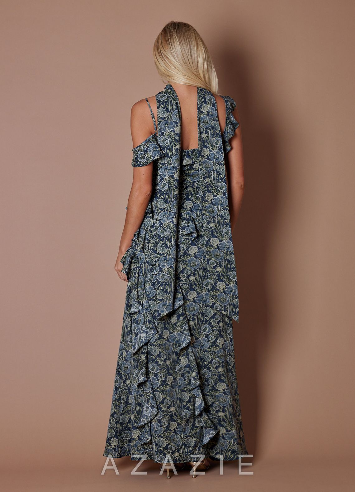 Avril {color} Maxi Dress  sp_indigo_bloom_#ib134233