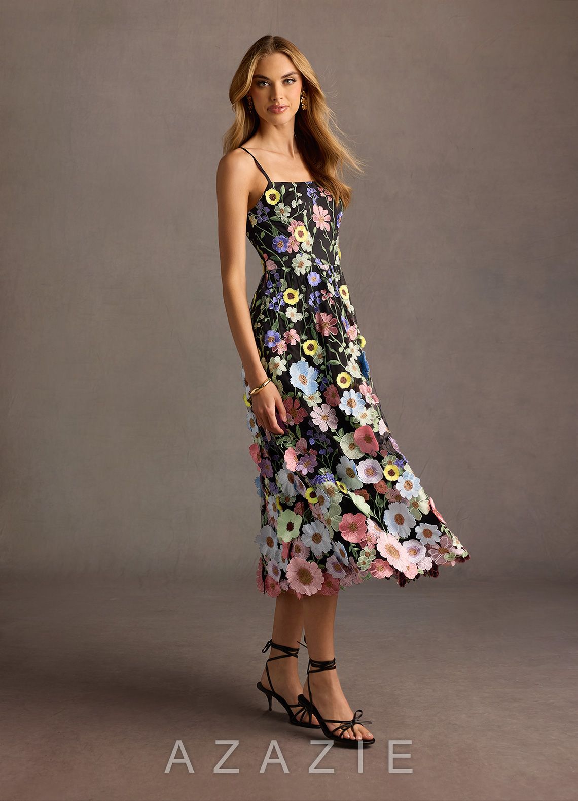Nia {color} Floral Midi Dress