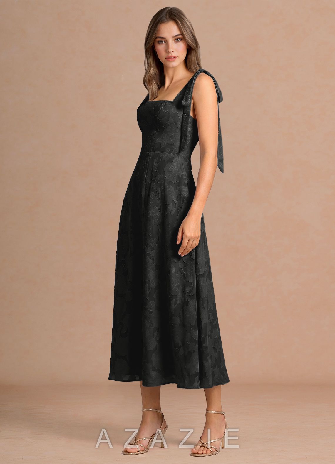 Debra {color} Midi Dress  black