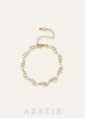 Pearl Crystal Vine Bracelet