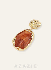 Molten Resin Drop Earrings