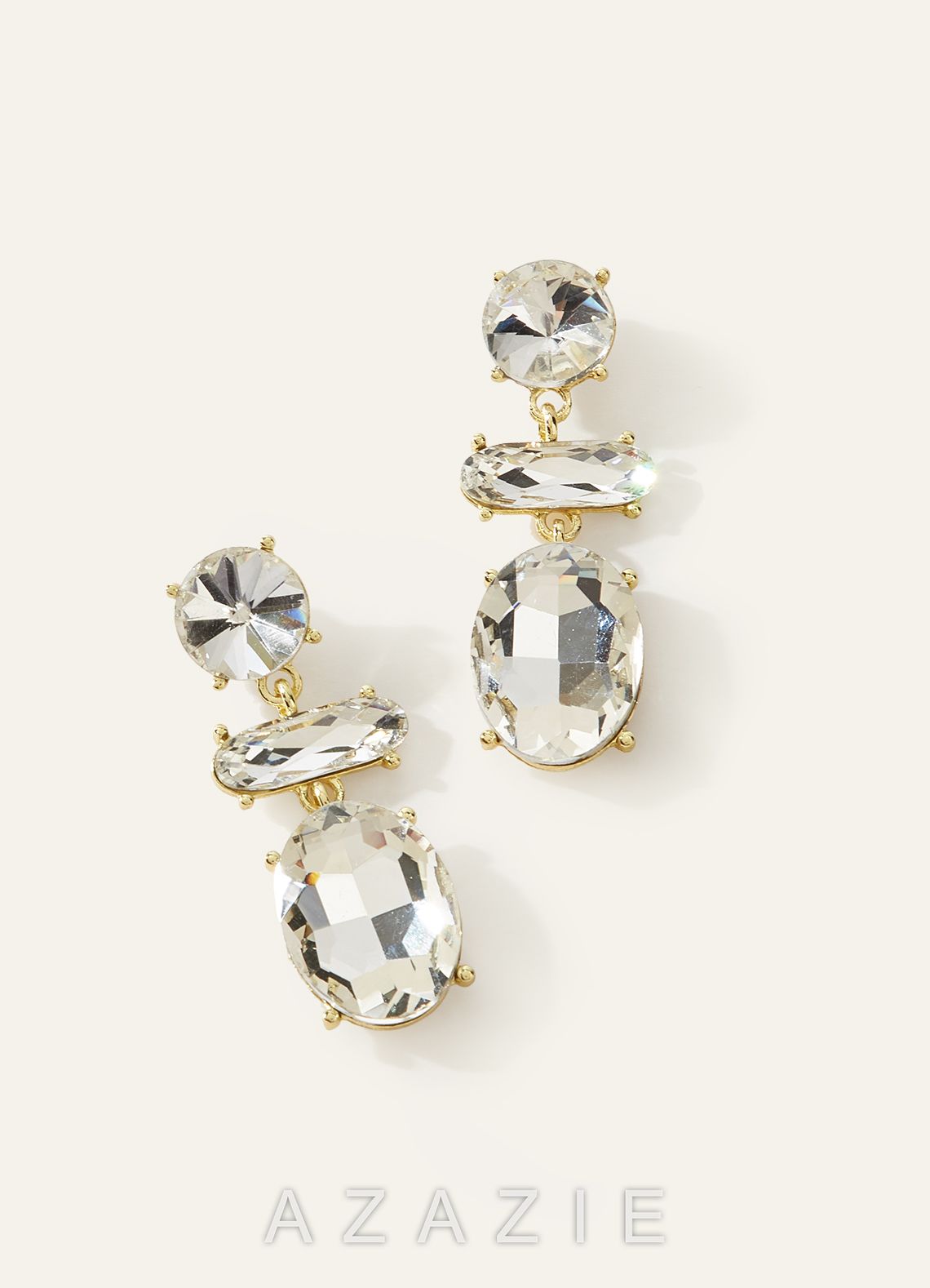 Statement Crystal Drop Earrings