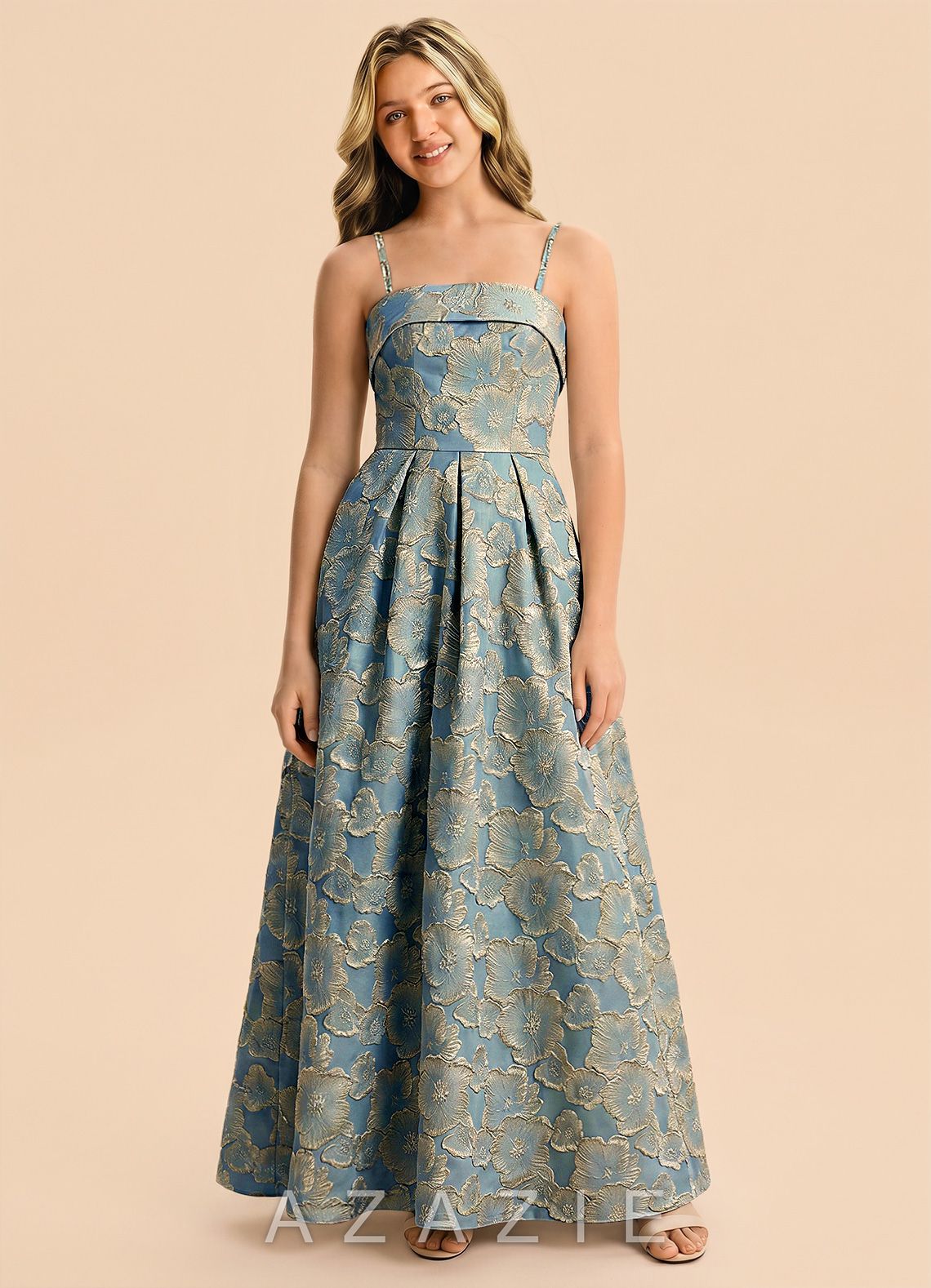 Azazie Florentine Junior Formal Dress  sp_lake_blue_#lb134070