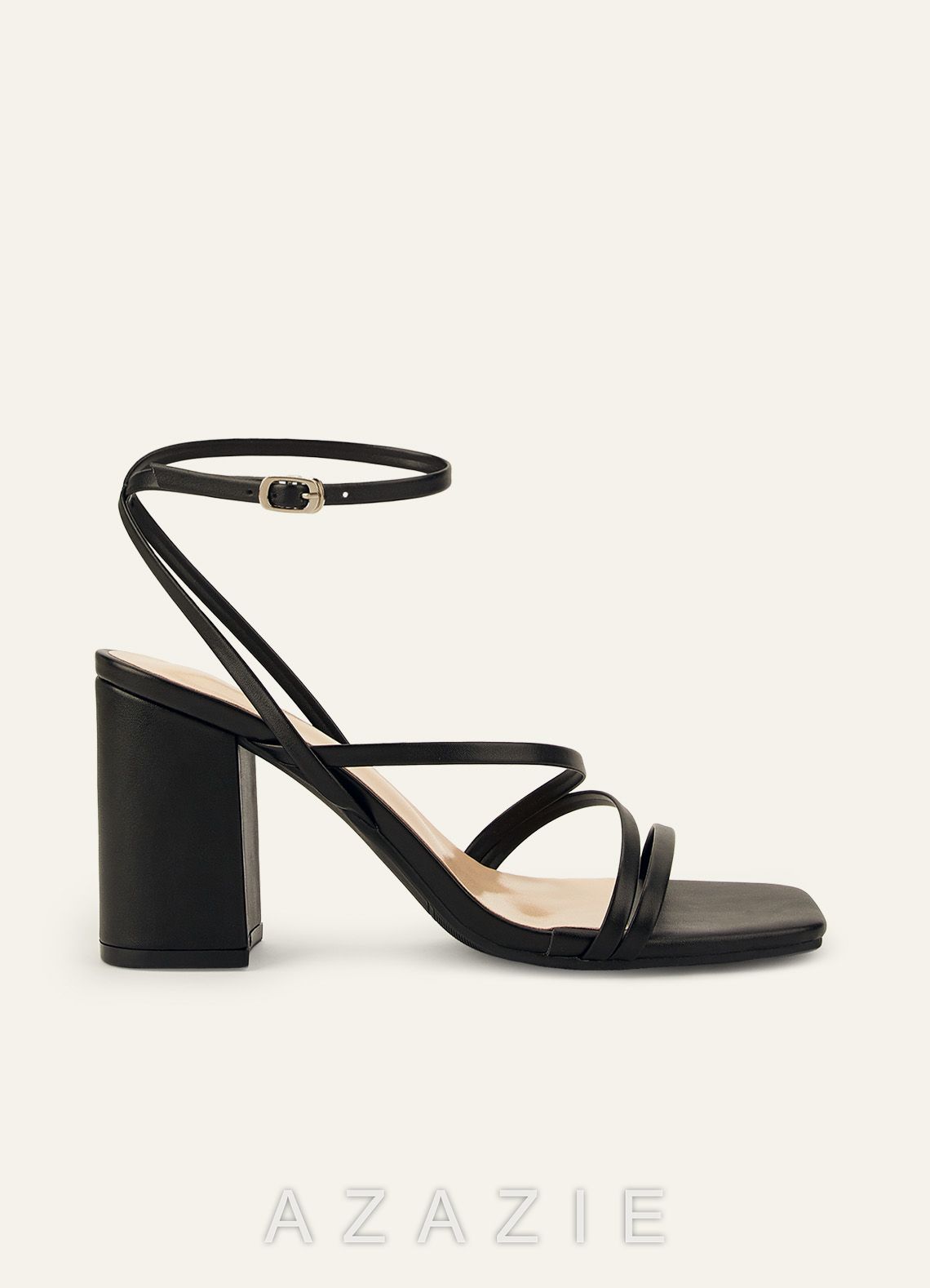 Ankle Strap Block Heel Sandals