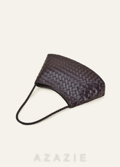 Woven PU Leather Shoulder Bag