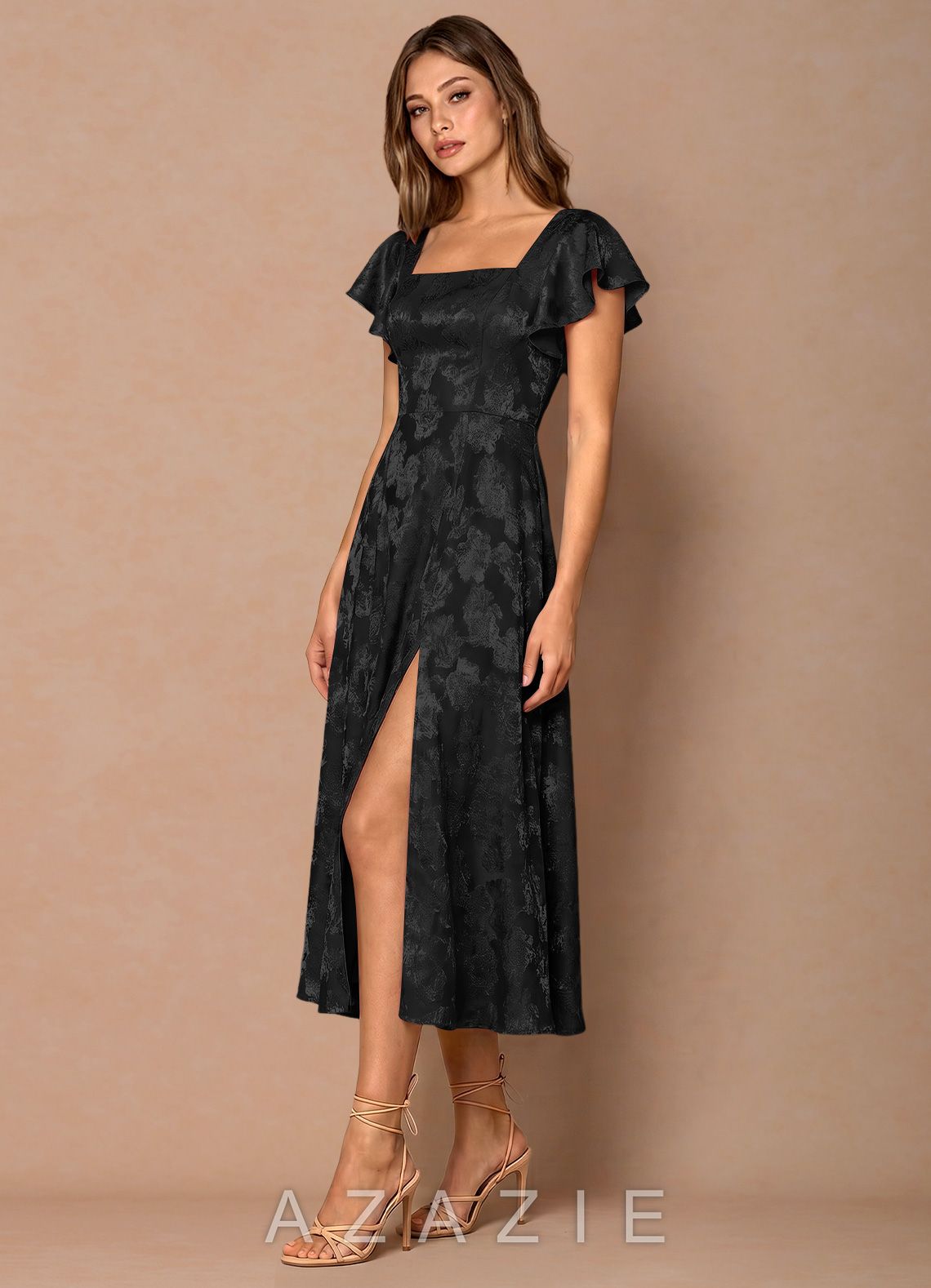 Talia {color} Midi Dress  sp_black_#bk134741