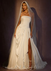 Jenna Pearl Chapel Veil  diamond_white