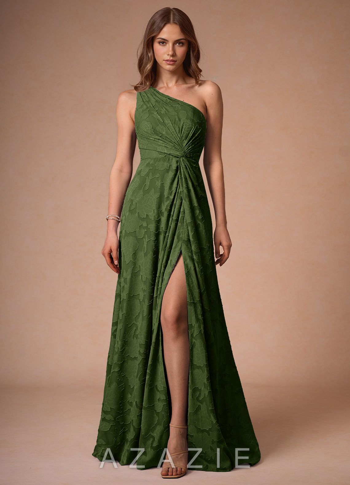 Hermosa {color} One Shoulder Maxi Dress
