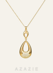 Gold Zirconia Jewelry Set