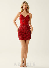 Sequira Red Mini Dress