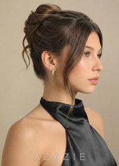 18K Gold Plated French Retro Minimalist Hoop Earrings