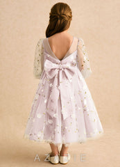 Azazie Elowen Blushing Pink A-Line Sweetheart Neckline Lace Dress blushing_pink