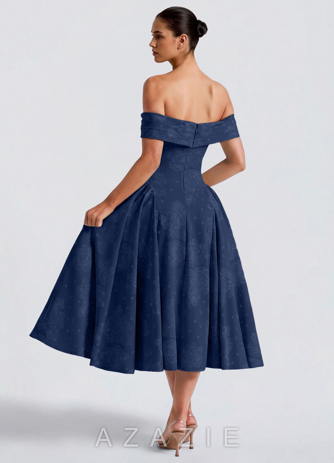 Miranda {color} Midi Dress  sp_navy_#n134794