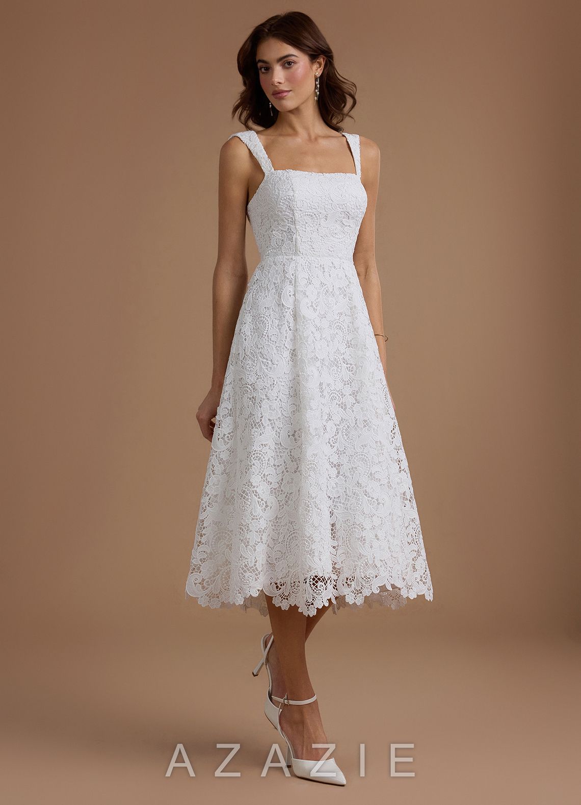 Trisha {color} Lace Midi Dress  sp_white_#wt134376