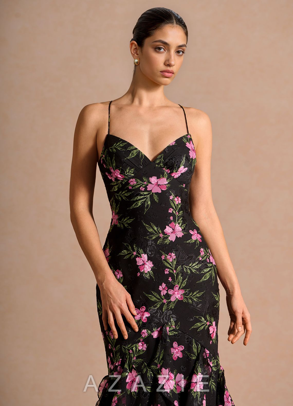 Mariel {color} Maxi Dress  sp_black_multi_floral_#yf134318