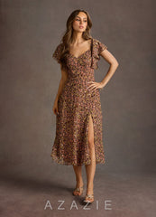 Rileigh {color} Midi Dress  sp_pink_floral_#pf134309