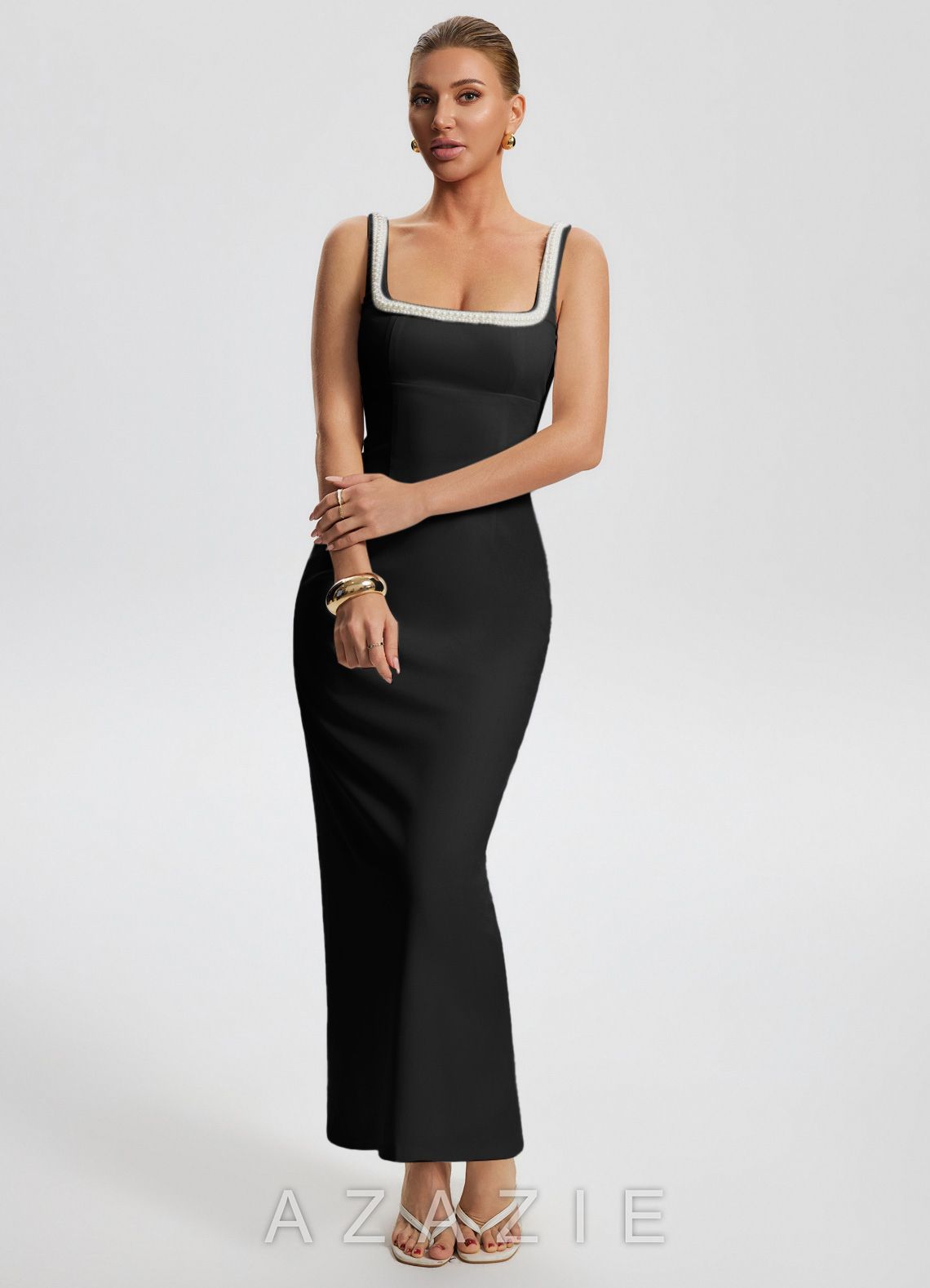 Aure {color} Maxi Dress  black