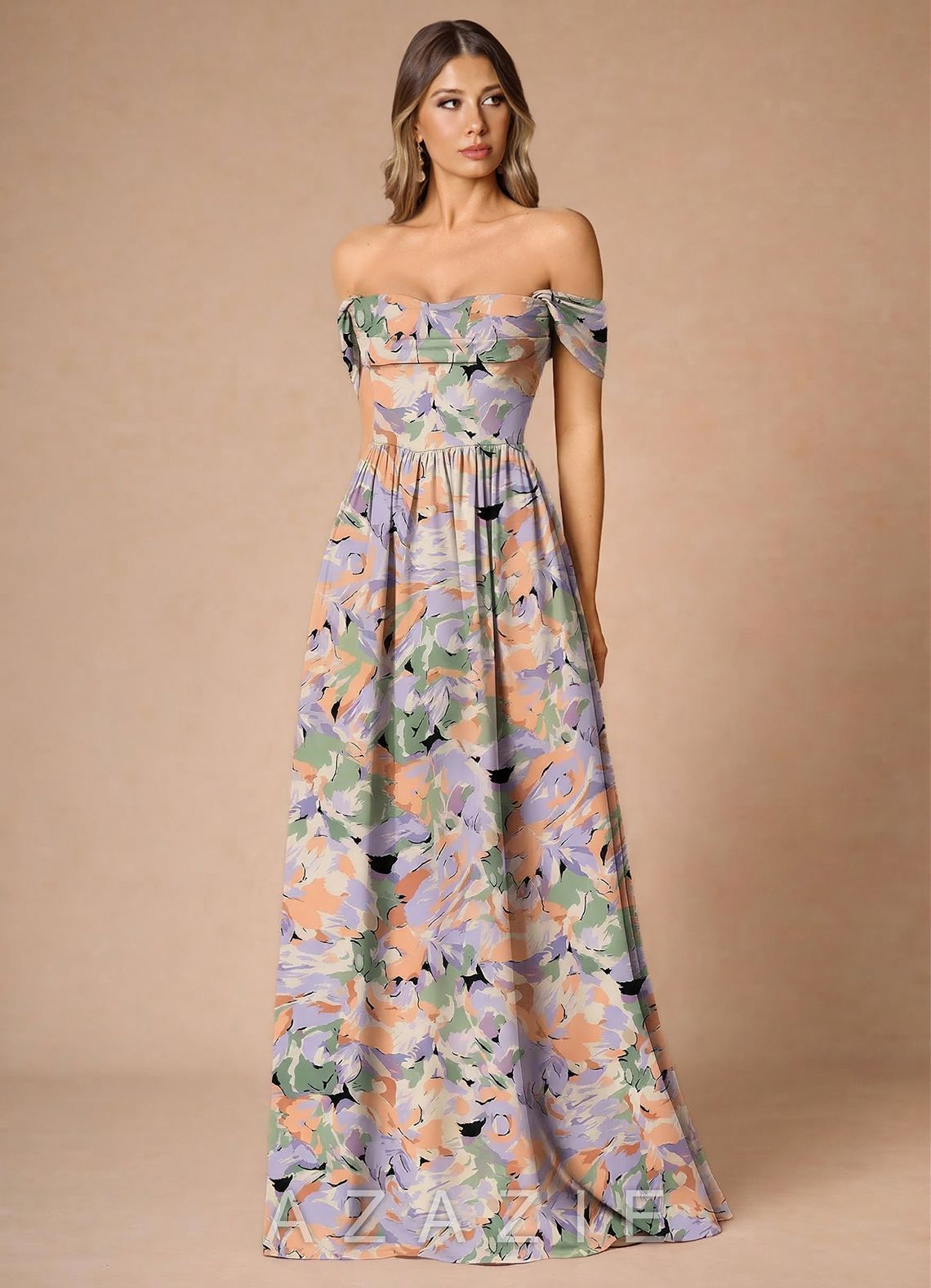 Hazel {color} Maxi Dress  sp_purple_green_#pg134430