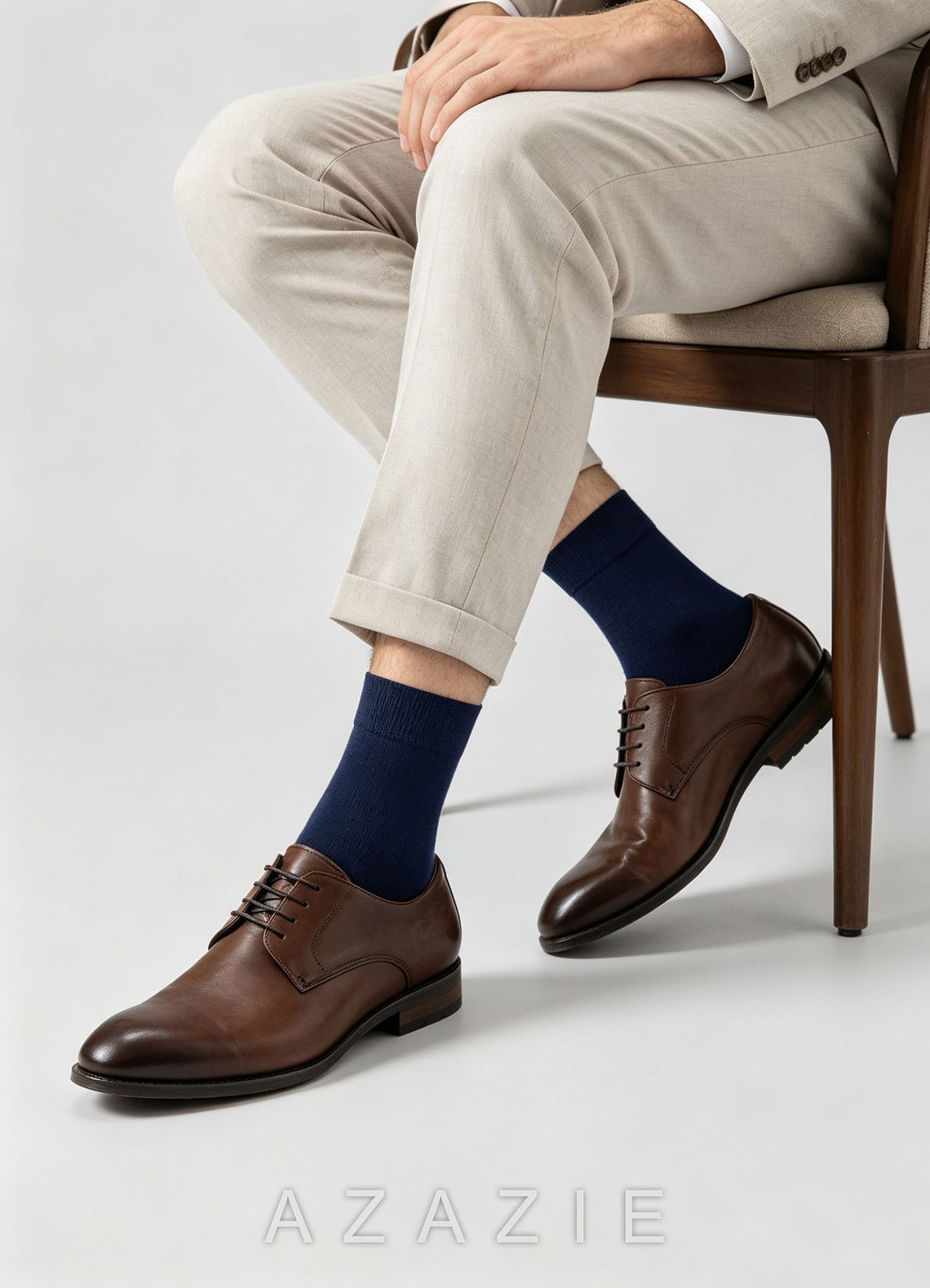 Odor-Resistant Short Crew Dress Socks 3 Pack