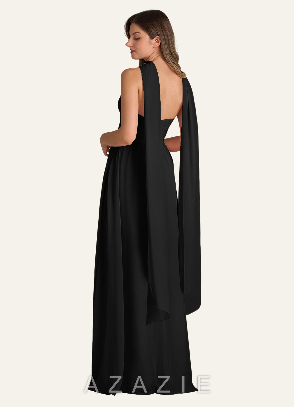 Azazie Matching Color Chiffon Scarf