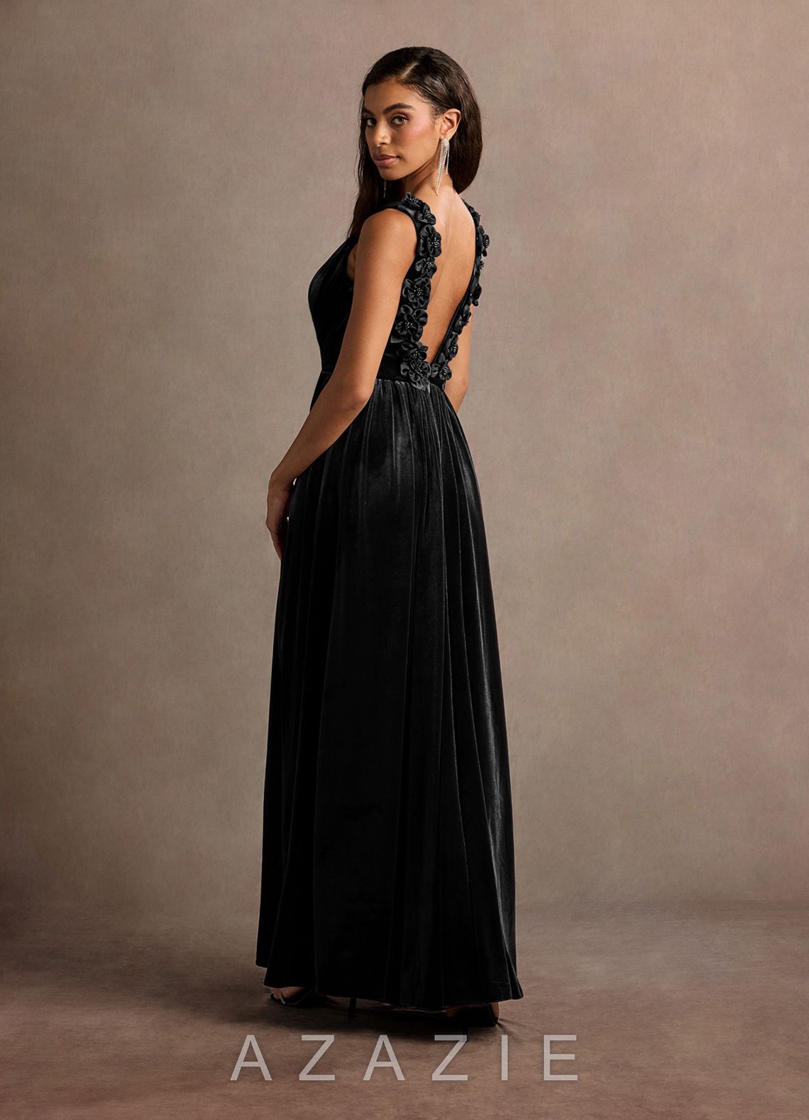 Katniss {color} Rose Gown  black