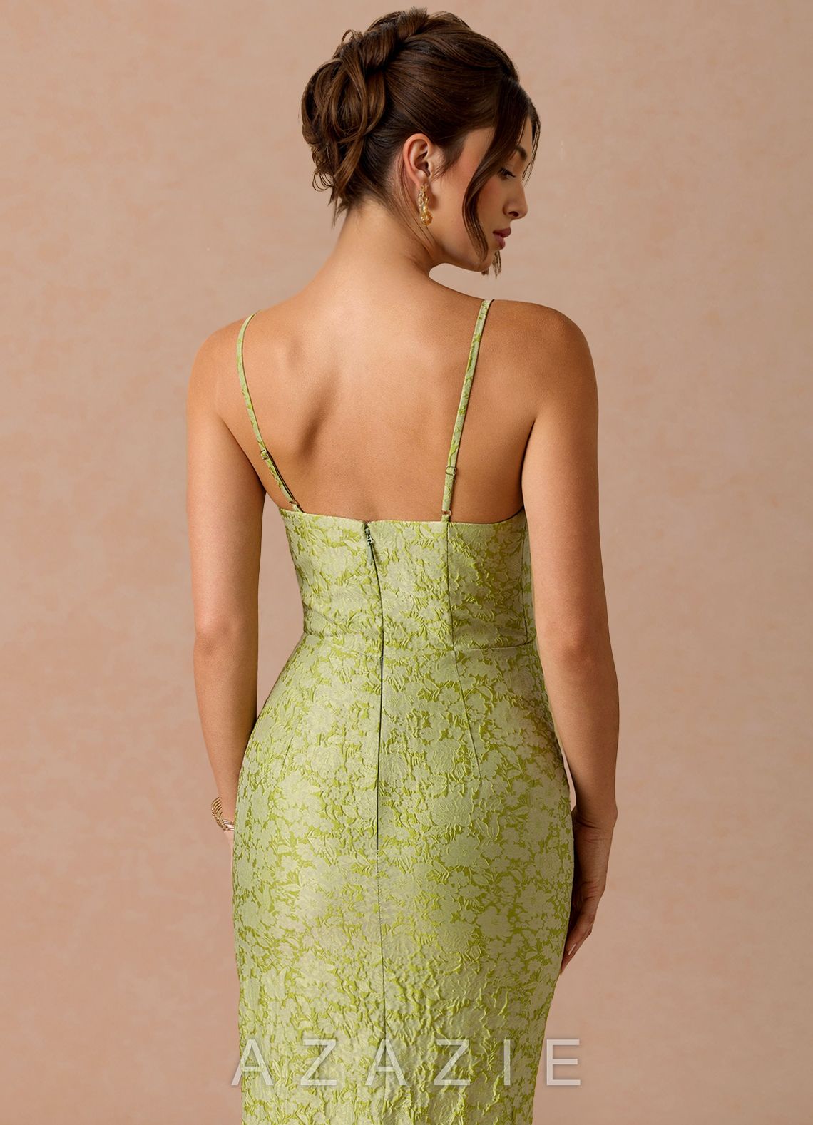 Paulina {color} Maxi Dress  sp_light_chartreuse_#lc134302