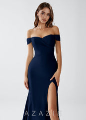 Crala {color} Stretch Knit Maxi Dress  sp_dark_navy_#dn478