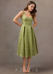 Lauren {color} Midi Dress  sp_light_chartreuse_#lc134302