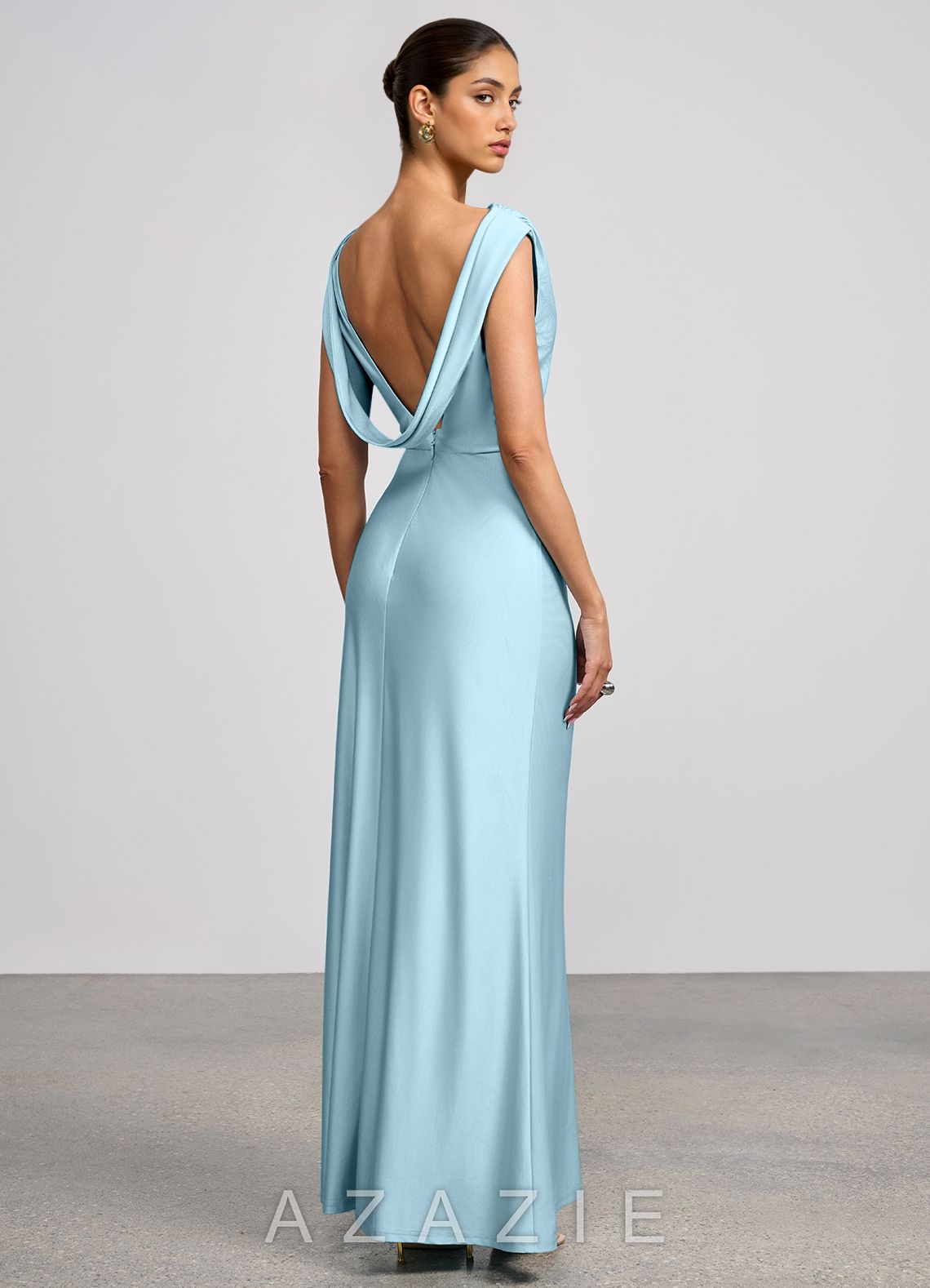 Althea {color} Maxi Dress  sp_sky_blue_#8baec0