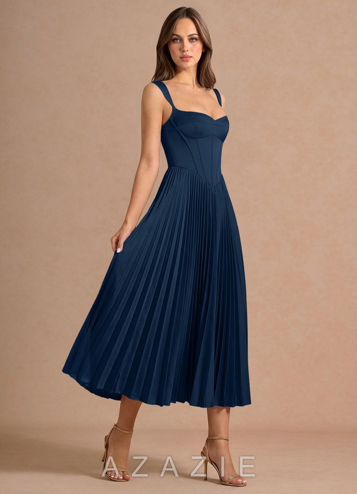 Avenelle {color} Mid Dress  navy_#ny134188