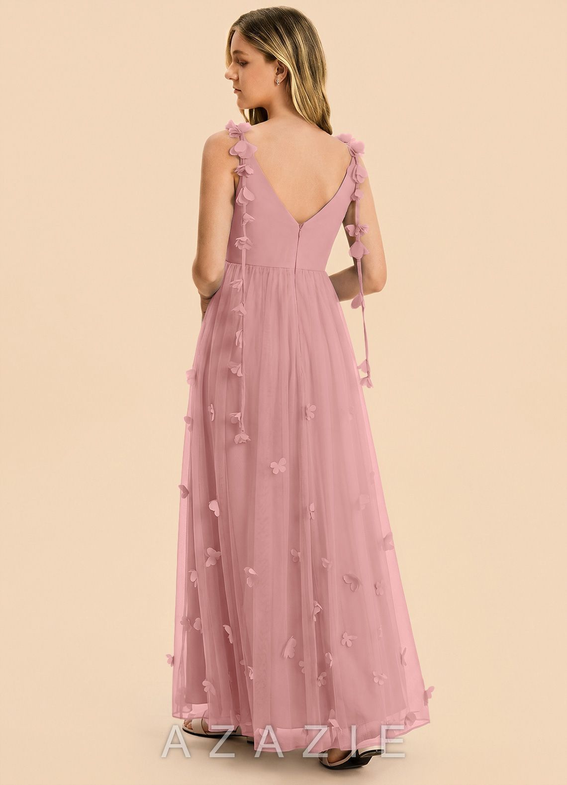 Azazie Stevie Junior Formal Dress  light_pink_#lp134193