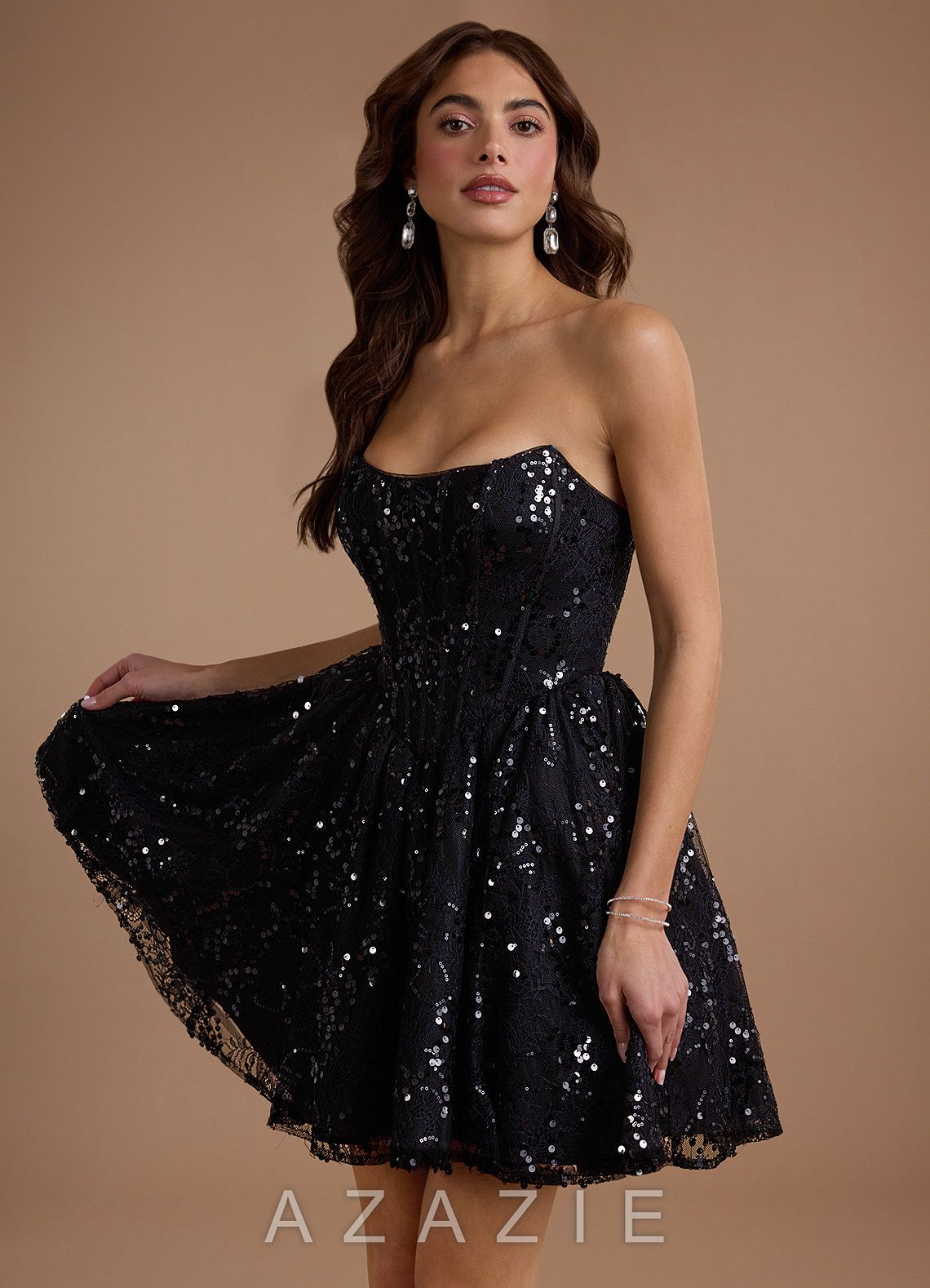 Jojo {color} Mini Dress  sp_black_#bk134369
