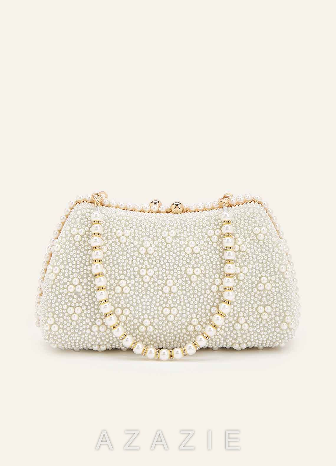Pearl Beaded Clutch