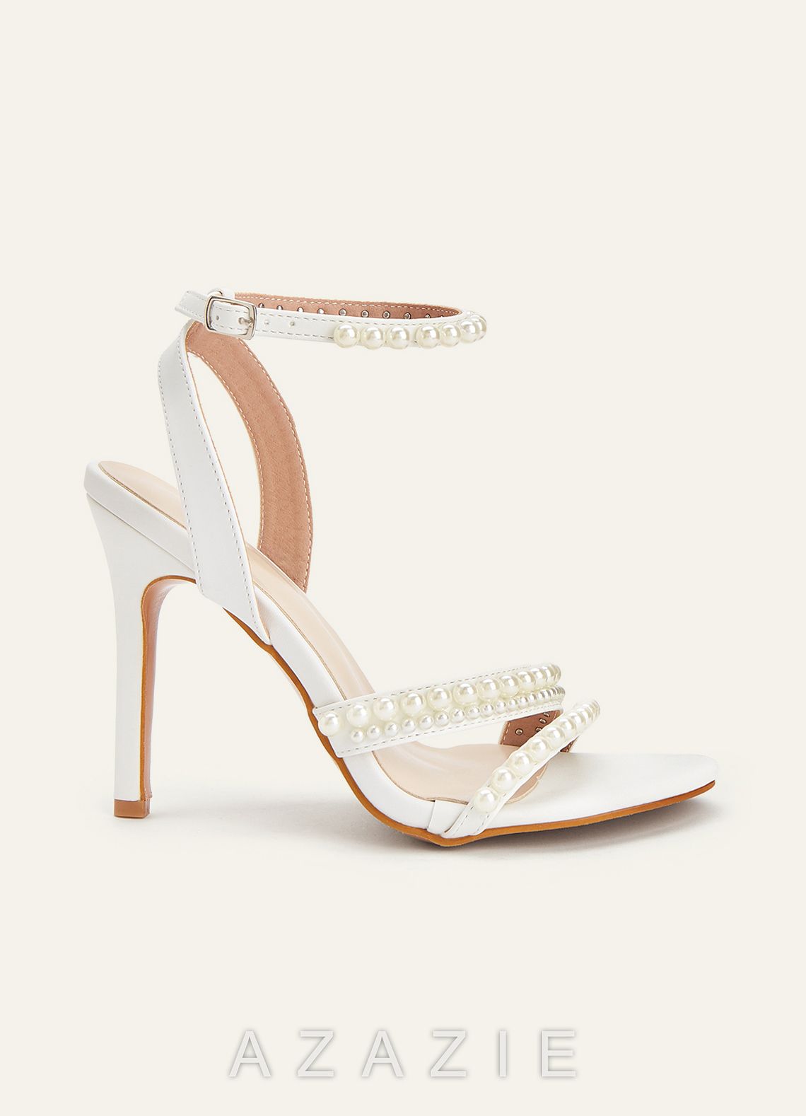 Pearl Strap Heels
