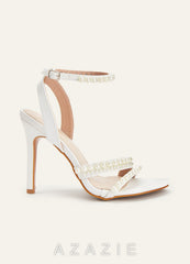 Pearl Strap Heels