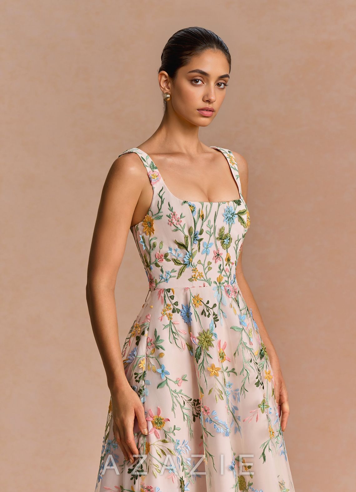 Azaria {color} Midi Dress  sp_blush_pink_multi_#bm134766