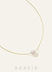Pearl Solitaire Necklace