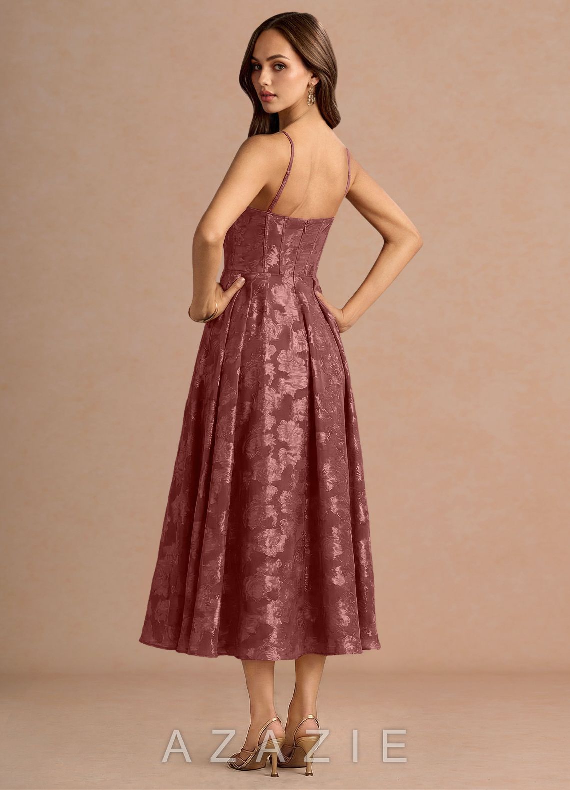 Rosalie {color} Midi Dress  sp_vintage_rose_#vr134282
