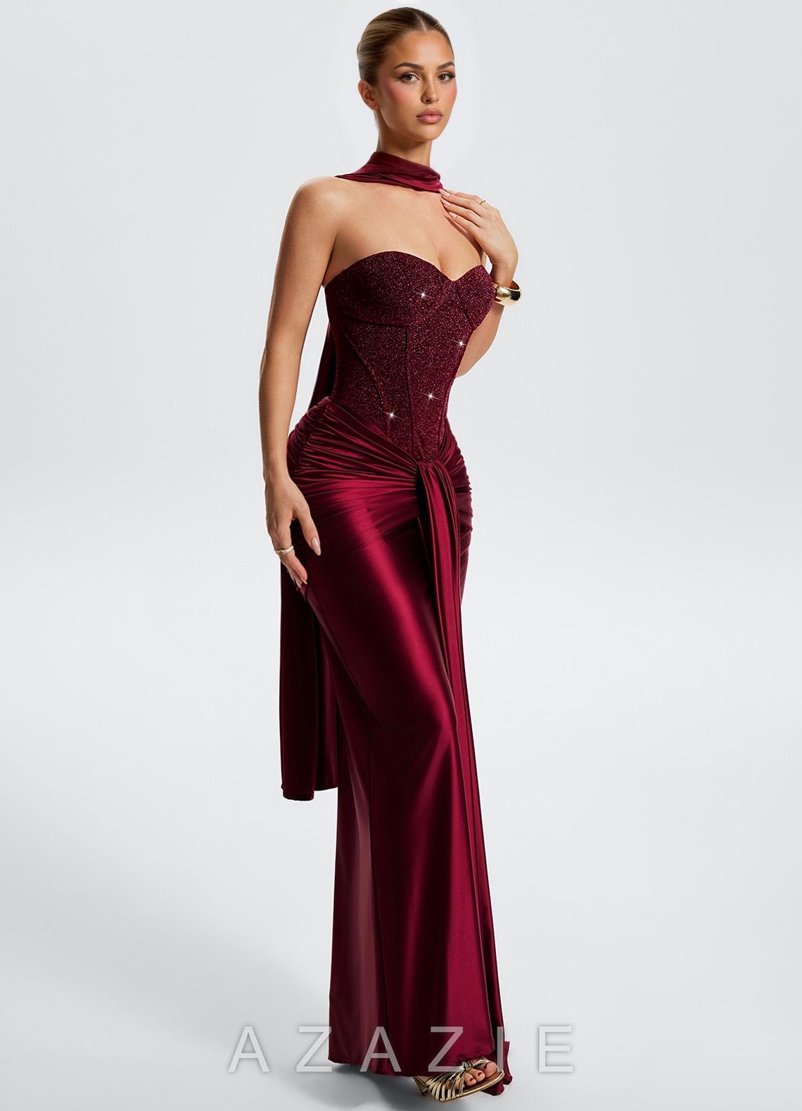 Quinley {color} Maxi Dress  sp_cabernet_#cn530