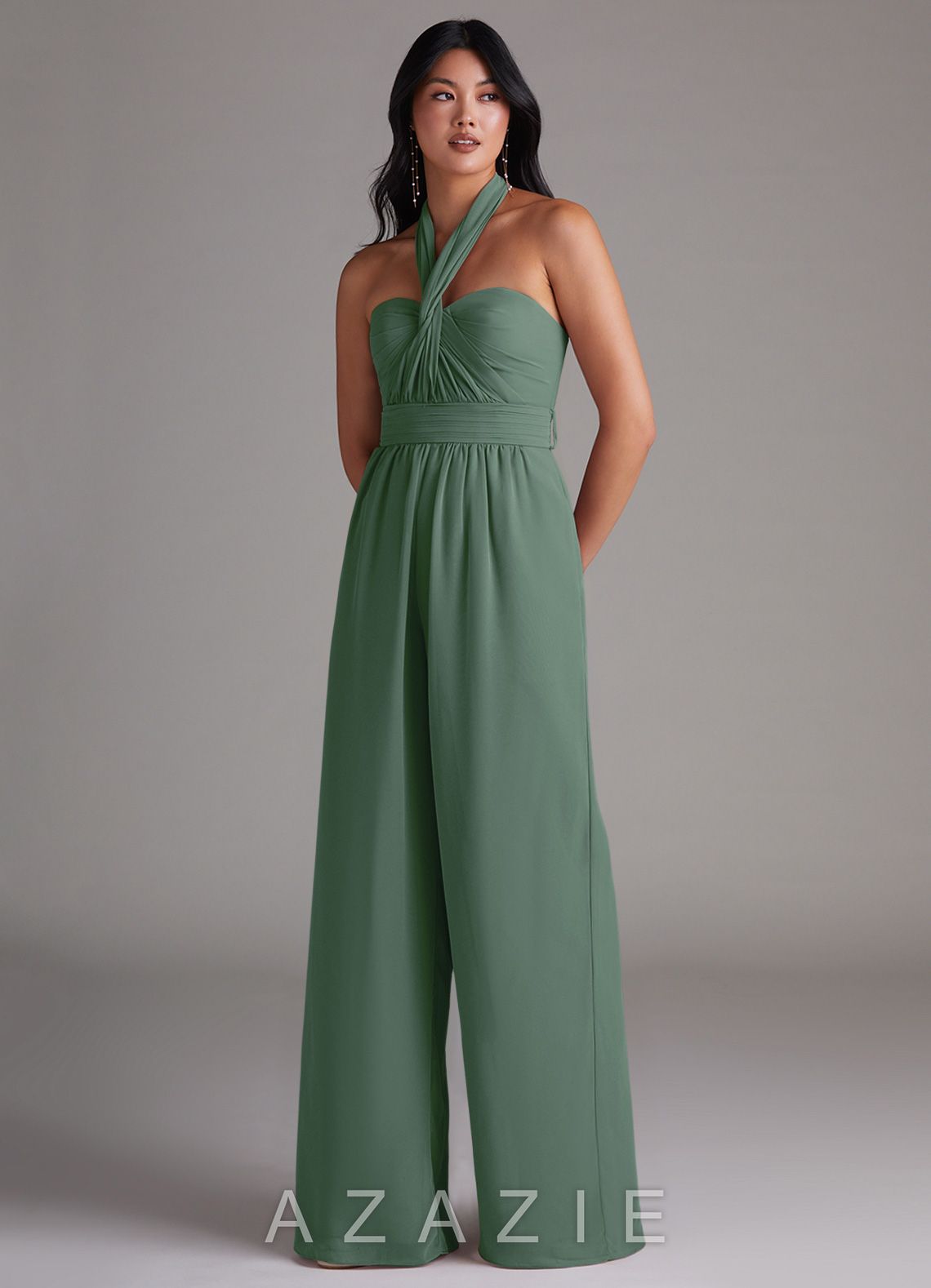 Lamara {color} Jumpsuit  eucalyptus