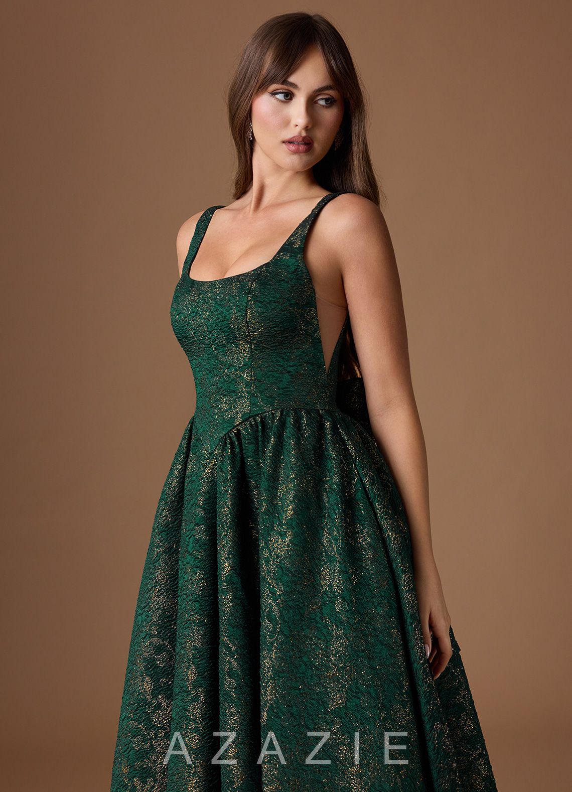 Bea {color} Gown  sp_gilded_emerald_#ge134309
