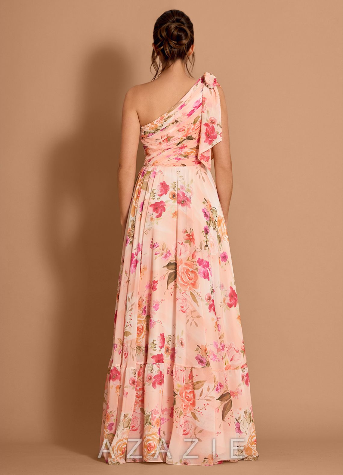 Liliana {color} Maxi Dress  sp_abstract_bouquet_floral_#111401