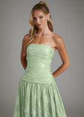 Azazie Remy Dusty Sage A-Line Strapless Floral Jacquard Burnout Dress dusty_sage