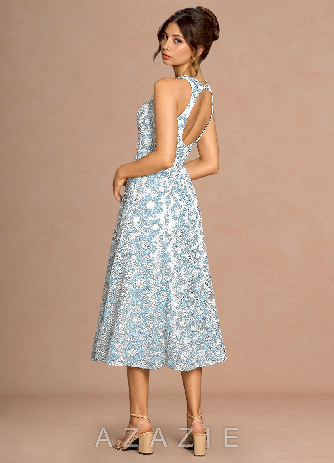 Selira {color} Midi Dress  sp_blue_and_white_#bw134794