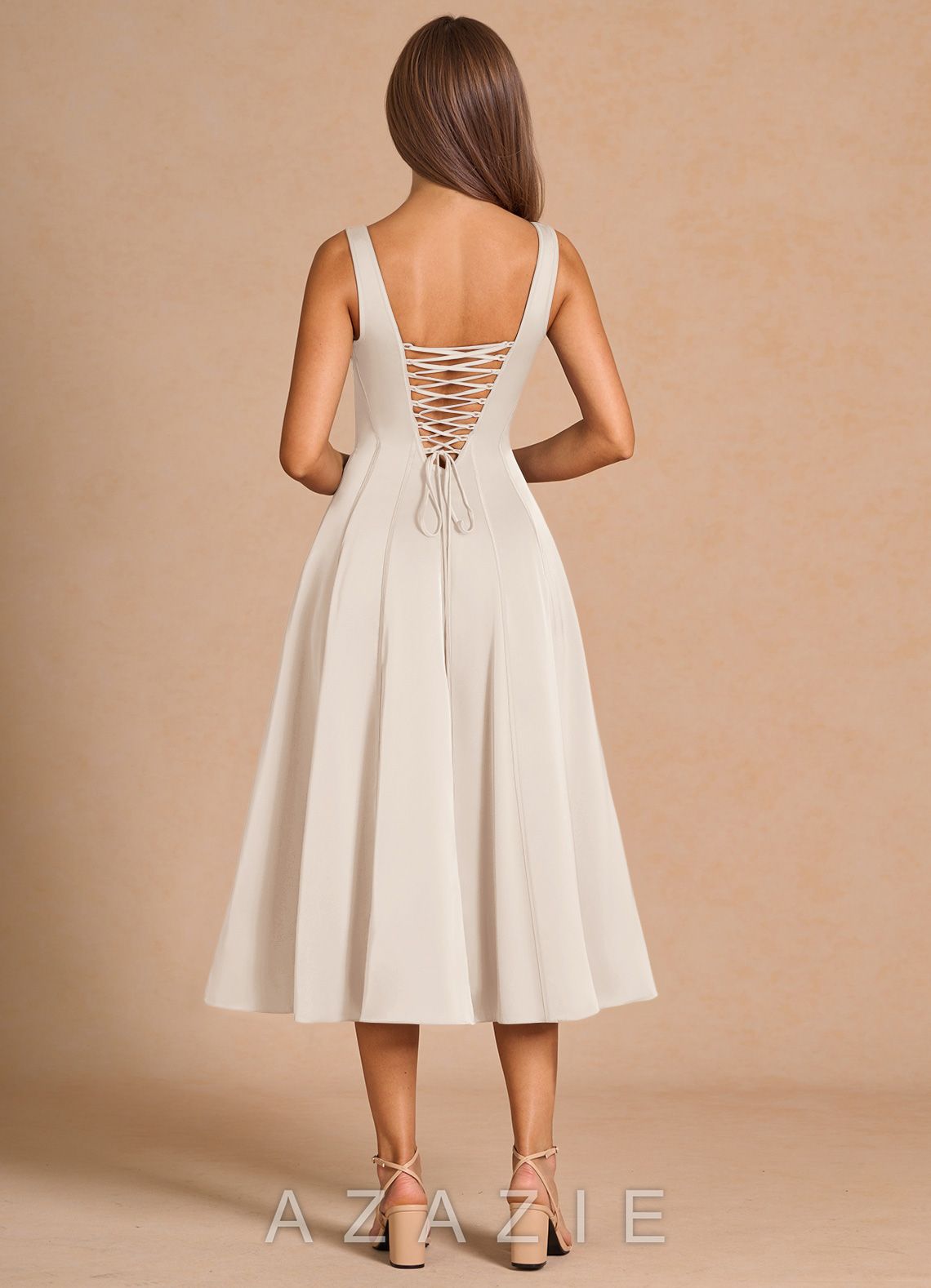 Nolia {color} Midi Dress  sp_cream_#cr134128