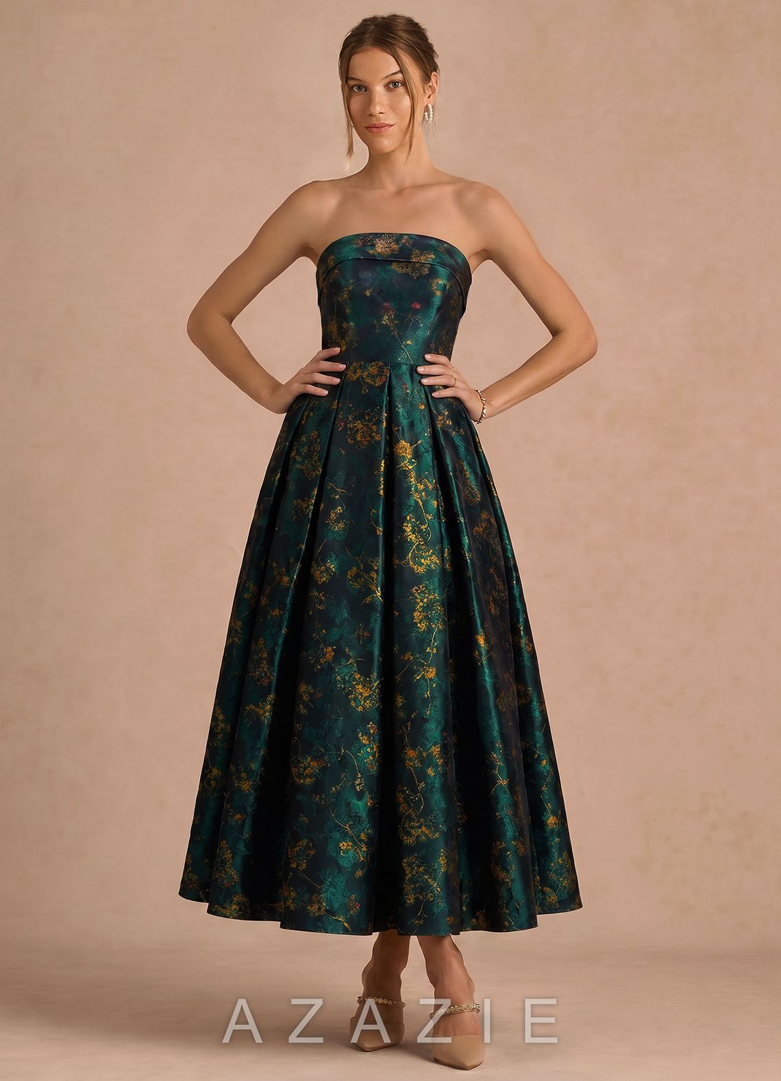 Serenella {color} Maxi Dress  sp_deep_green_#dg134073