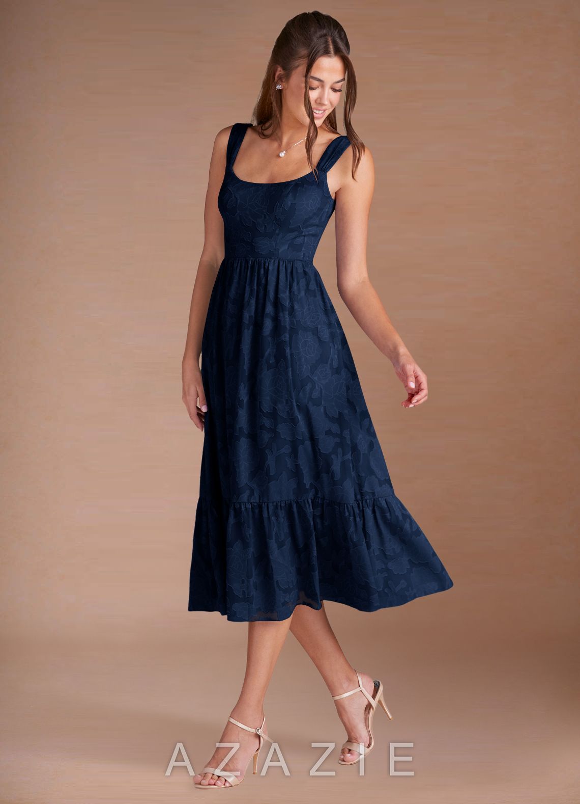 Juliette {color} Midi Dress  navy_#ny134188