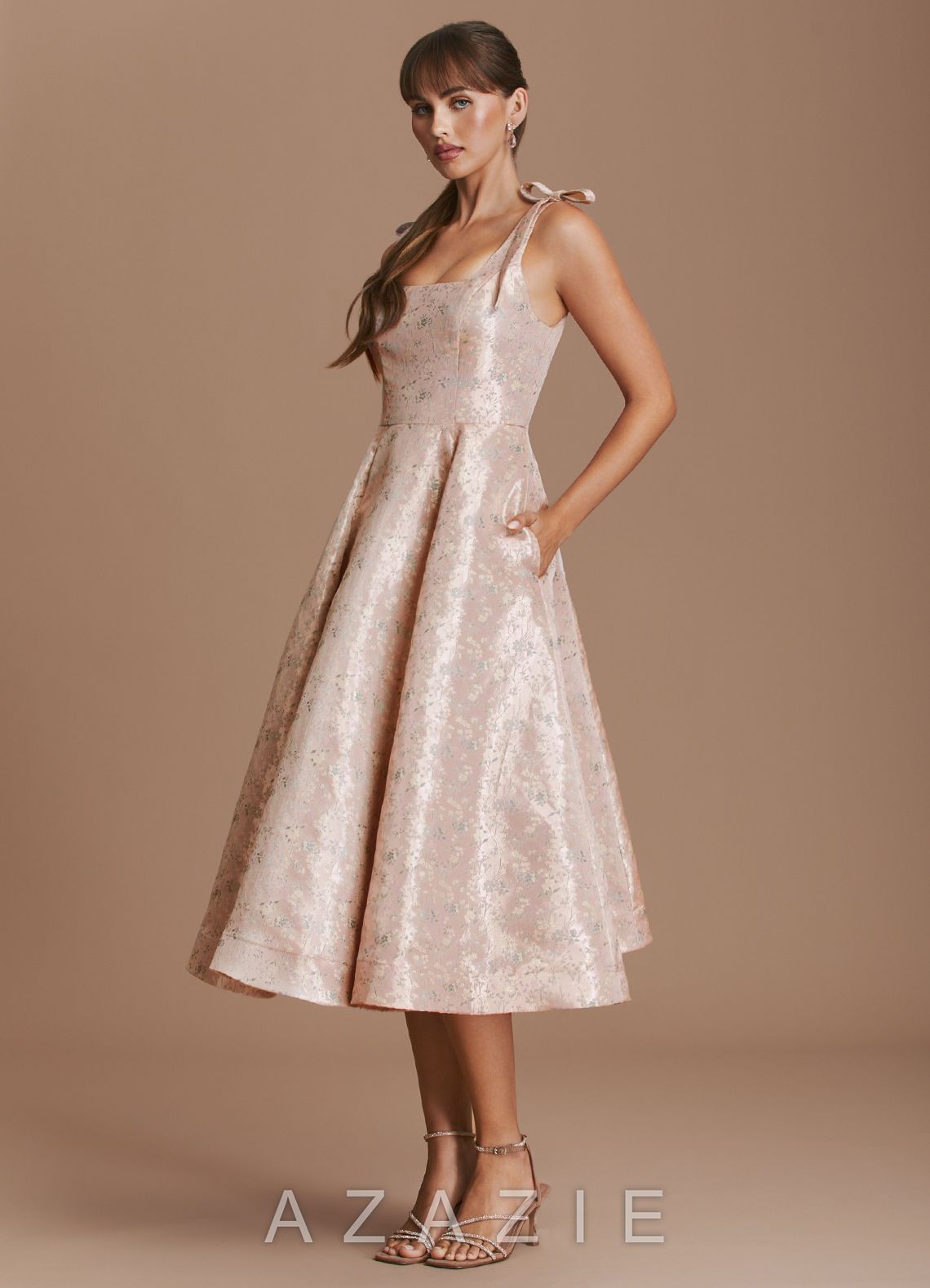 Azelia {color} Midi Dress  sp_pink_meadow_#pm134493
