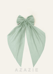 Matching Color Chiffon Bow Hair Clip